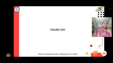 N RAMYA DEVI AP/ IT  | INTRODUCTION TO MACHINE LEARNING | SNS INSTITUTIONS