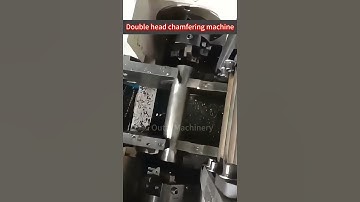 Double head chamfering machine, Outai Machinery #chamfering #machine #machinery  #chamferingmachine