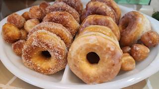 2 Ingredient Donut - Hot fresh Donuts in Minutes for Pennies - Kids Love Them -The Hillbilly Kitchen