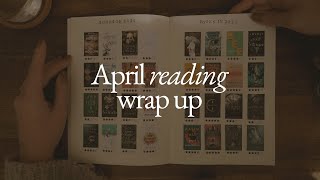 april reading wrap up ✷ thoughts & reviews