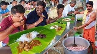 AMAZING TASTE MUTTON FEAST..!! Sounth Indian Village Style Goat Cooking | Mutton Curry