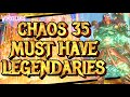 5 Must Have Legendary Weapons at Chaos 35 | Best End Game Legendaries Tiny Tina&#39;s Wonderlands