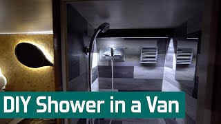 How to build Custom Shower in a Van