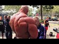 Even the monster from hell looks smaller then this monster in bodybuilding the big rock morgan aste