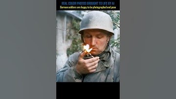 REAL WW2 COLOR PHOTOS BROUGHT TO LIFE BY AI