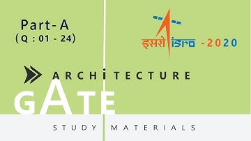 (Part-A) ISRO Architecture previous year question paper