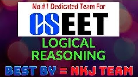 CSEET | LOGICAL REASONING  |  BY ROHIT SIR  | CS NKJ CLASSES
