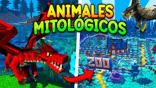 Construí un ZOOLÓGICO con ANIMALES MITOLÓGICOS en MINECRAFT