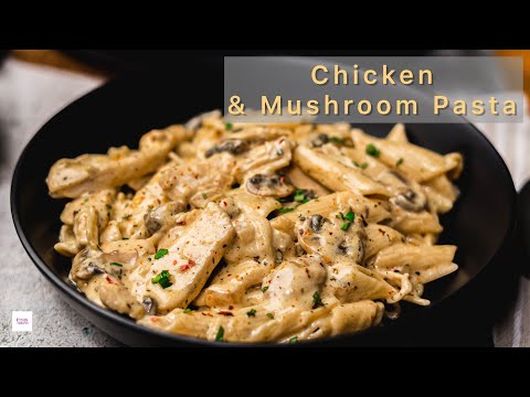 Spaghetti With Chicken And Mushroom