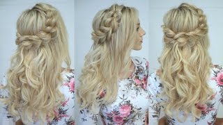 How to: Half Up Pull Through Braid