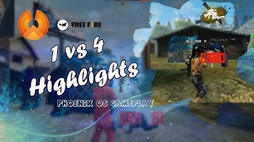 Free Fire Phoenix os Highlights Custom BR Ranked CS Ranked 1 vs 4 Drock os 🎄💥