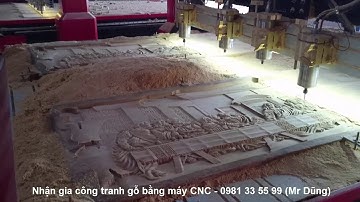 Nhận gia công tranh gỗ bằng máy CNC giá rẻ tại Sài Gòn