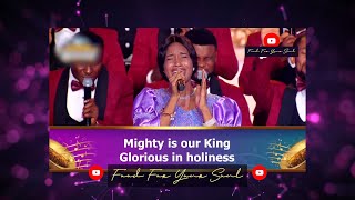 Video voorbeeld van "MAY COMMUNION SERVICE & PRAISE NIGHT • "Mighty is Our King" Alex & Loveworld Singers w/ Pastor Chris"