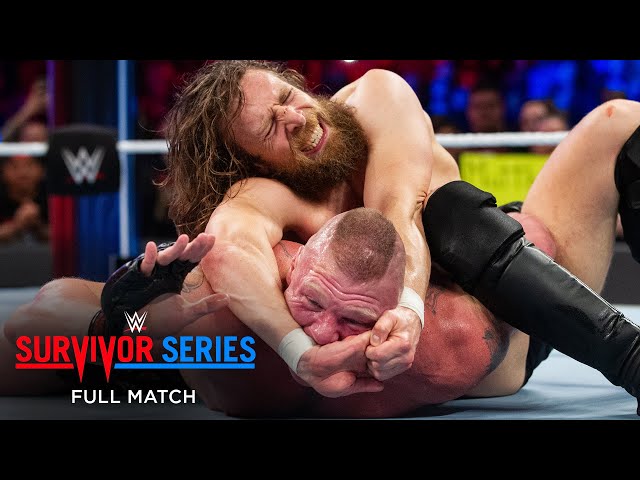 FULL MATCH - Brock Lesnar vs. Daniel Bryan - Champion vs. Champion Match: Survivor Series 2018 class=
