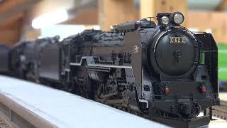 C62 2 C62 23重連 急行「ニセコ」風 OJゲージ鉄道模型