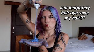 trying temporary hair dye cuz everybody wants me to stop ruining my hair by Crystal Lindy 35,451 views 3 months ago 18 minutes