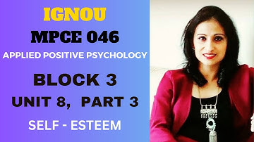 #mpce  046 , BLOCK 3, UNIT 8, PART 3#ignouuniversity