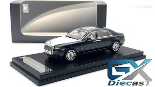 1:64 Rolls-Royce Ghost Extended Wheelbase DC8805 Black Diecast Models Limited