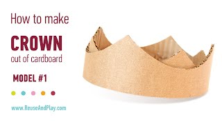 DIY Crown with cardboard. Model #1