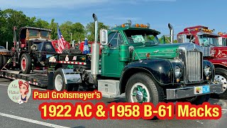 Paul Grohsmeyer's 1922 AC & 1958 B-61 Mack Truck Tours