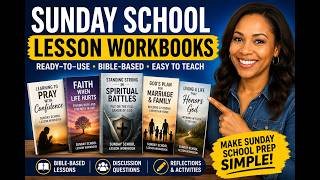 5 Bible-Based Workbooks Every Sunday School Teacher Needs