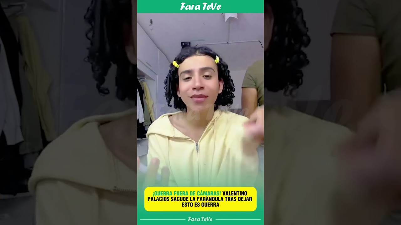 🚨🔥 ¡GUERRA FUERA DE CÁMARAS! VALENTINO PALACIOS SACUDE LA FARÁNDULA TRAS DEJAR ESTO ES GUERRA 😱💥