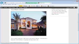 WordPress Web Page Layout Demonstration