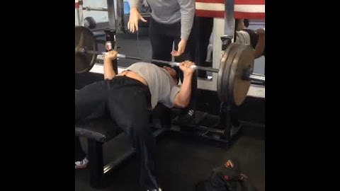 2 Second Pause Bench: 315x3