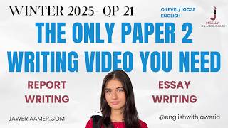 THE ONLY WRITING PAPER VIDEO YOU NEED | 1123 O Level | W25 QP21 | REPORT WRITING | ESSAY WRITING  screenshot 5