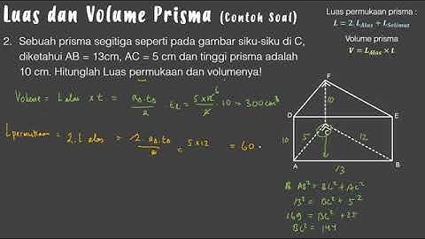 Matematika Kelas 8   BRSD 6   Luas Permukaan Prisma, Volume Prisma, Prisma Segienam 360p