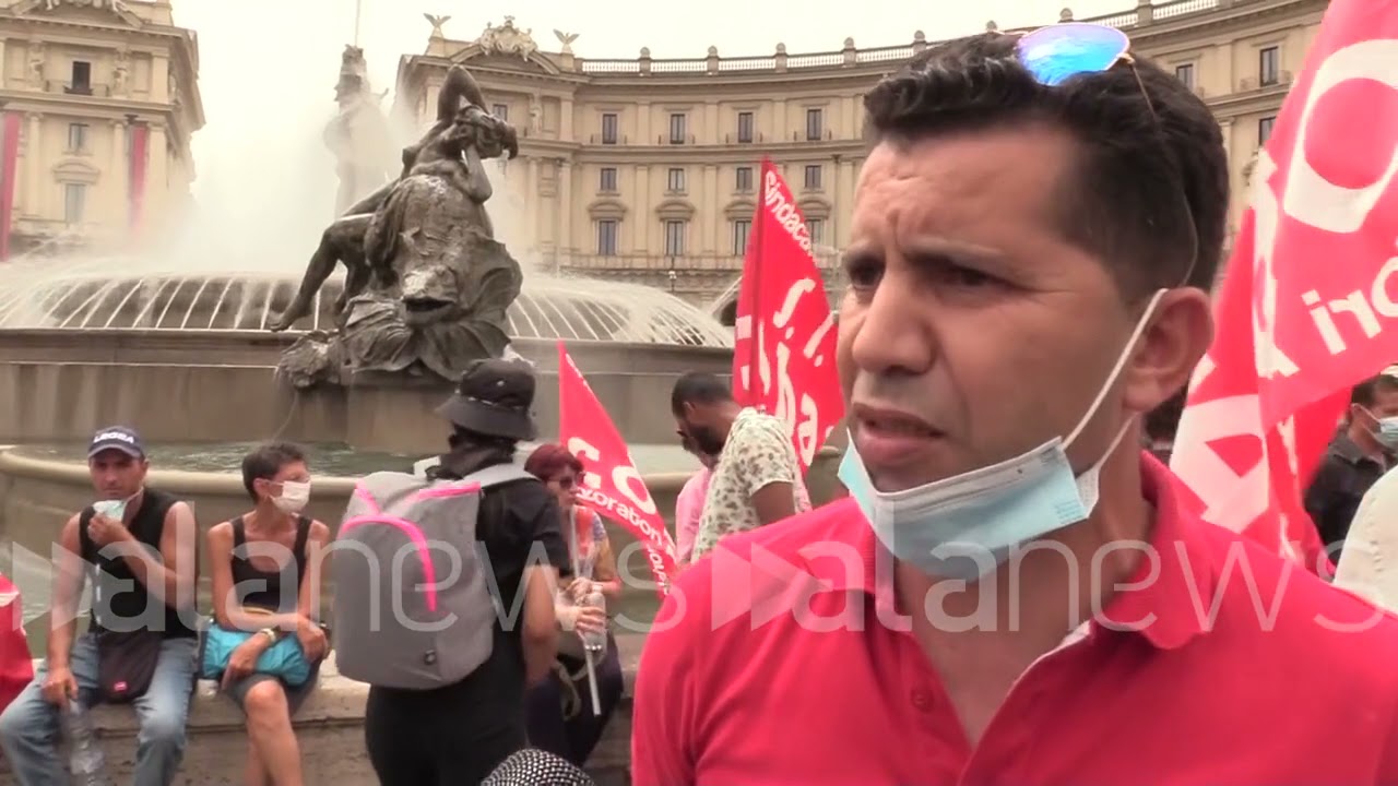 Sindacalista ucciso, a Roma il sit-in Si Cobas: 