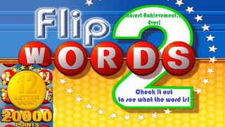 Forming My First Ever 12-LETTER WORD in Flip Words 2! Maximum Word Length! screenshot 5