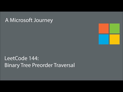 LeetCode 144 - Binary Tree Preorder Traversal: A Microsoft Journey