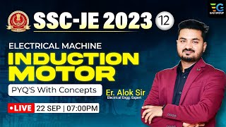 SSC JE 2023, Induction Motor pyq's by Alok Sir | SSC JE Electrical Previous Year Question