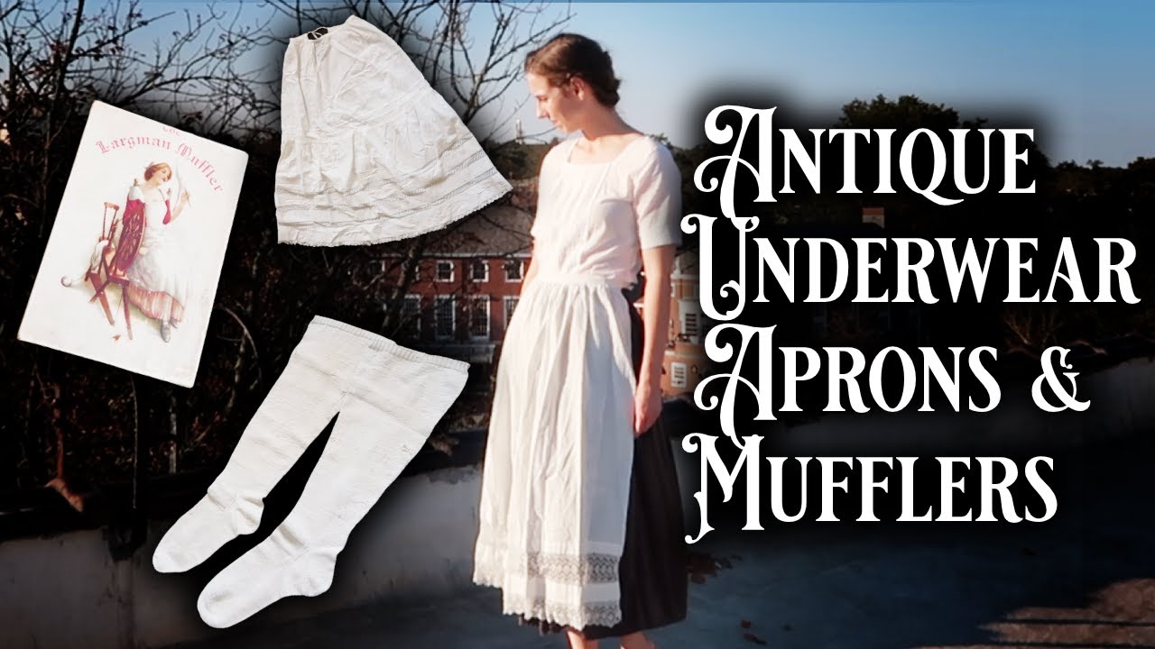Victorian Antique Clothing Haul - Historical Underwear, Stockings & other Knits!