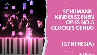 Schumann Kinderszenen op.15 no.5 Gluckes Genug (synthesia version)