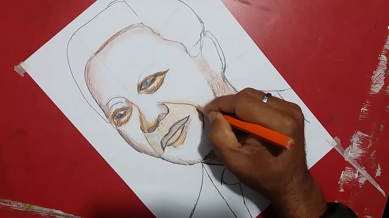 Nelson mandela drawing 02 made by mohit kumar rao 2016 | Flickr