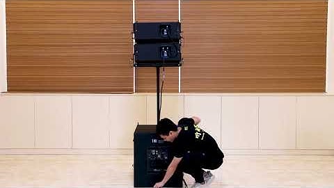 ZSOUND LA-110-E Active 10inch Line Array System_Installation!