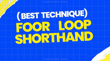 Shorthand of for loop | best one #javascript #programming #teachingera