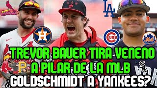 YANKEES INTERESADOS en PAUL GOLDSCHMIDT y FRAMBER VALDEZ, TREVOR BAUER DICE PORQUE no VUELVE a MLB