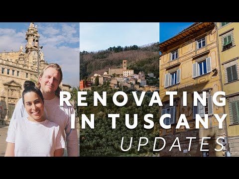 Renovating in Tuscany: Pescia Tour, Construction Update, and Valencia Trade Show Experience