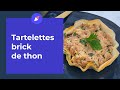 Tartelette de brick au thon recette