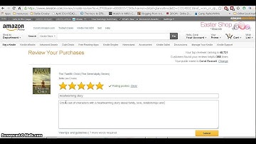 How to leave a book review on Amazon