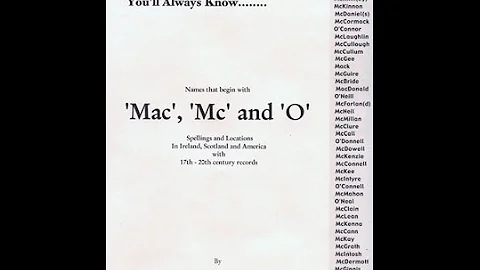 Finneran, Fineran, Finnerane. genealogy; Mac, Mc, ...