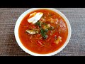 Очень вкусный борщик в пост. / Борщ с килькой в томате в мультиварке.