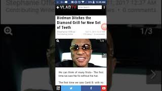 Birdman Ditches the Diamond Grill for New Set of Teeth