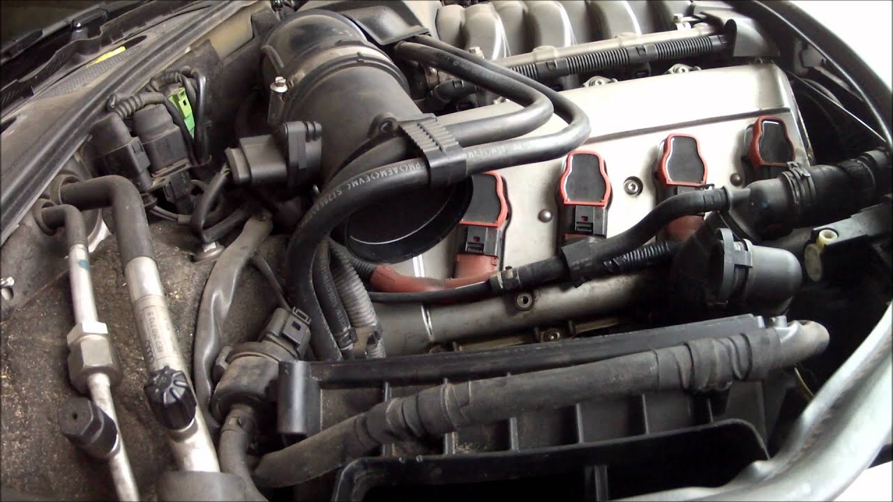 2004 Audi (B6) S4 4.2 V8 - "No Intake" revs - YouTube