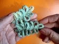 Как вязать листик крючком Урок 303 How to crochet leaf