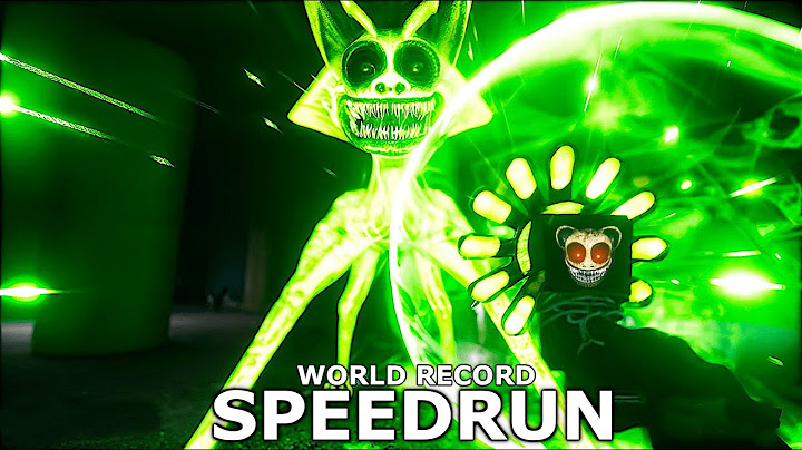 [WORLD RECORD 04:45]  No Death Speedrun (ZOONOMALY)