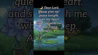 Peaceful Night Prayer 🌙 | Sleep With God’s Peace ✨ #shorts
